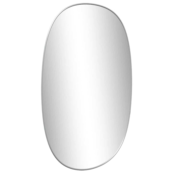 vidaXL Väggspegel silver 80x50 cm Silver