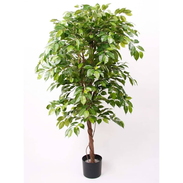 Emerald Konstväxt fikusträd Deluxe i kruka 140 cm Grön