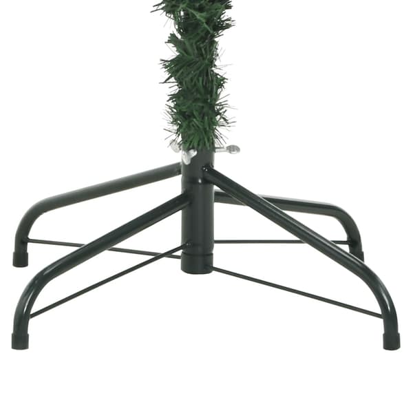 vidaXL Plastgran med kottar och röda bär gångjärn 180 cm Vit