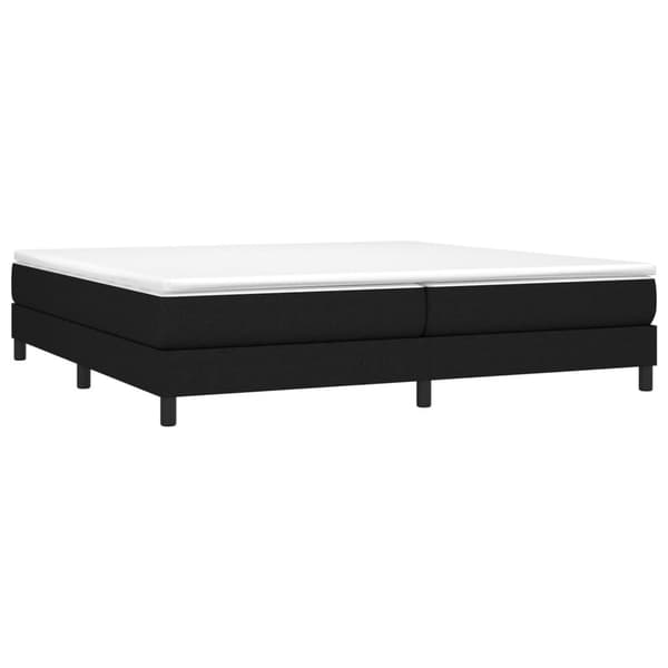 vidaXL Ramsäng svart 200x200 cm tyg Svart