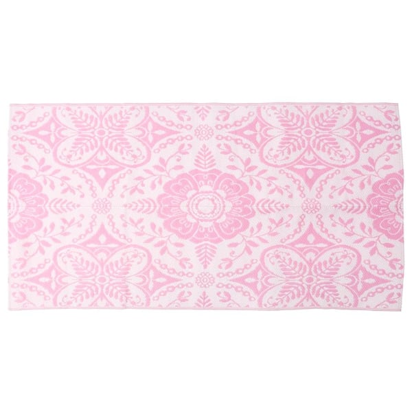 vidaXL Utomhusmatta ARAKIL rosa 120x180 cm PP Rosa
