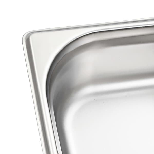 vidaXL Gastronormkantiner 12 st GN 1/6 65 mm rostfritt stål Silver