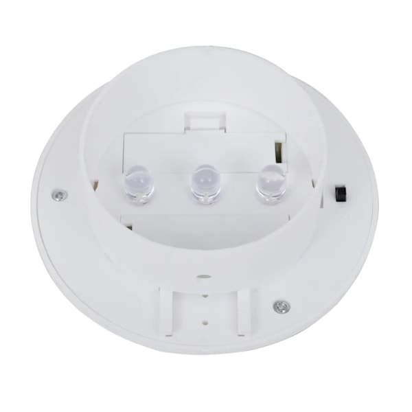 vidaXL Solcellslampor för staket 12 st LED vit Vit