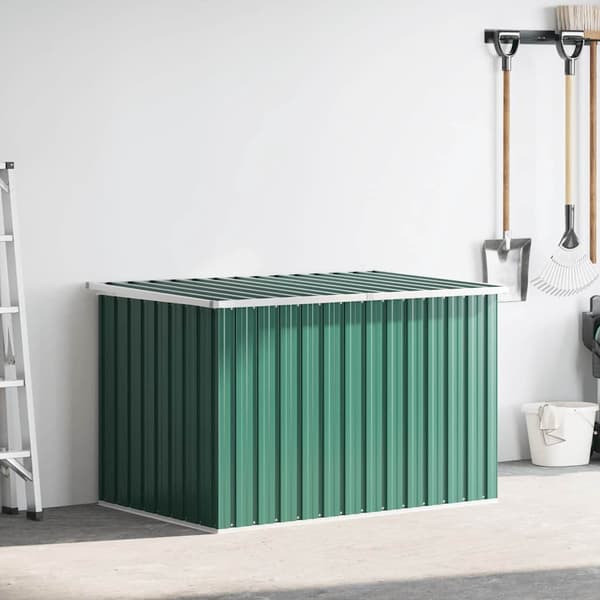 vidaXL Dynbox grön 149x99x93 cm Grön