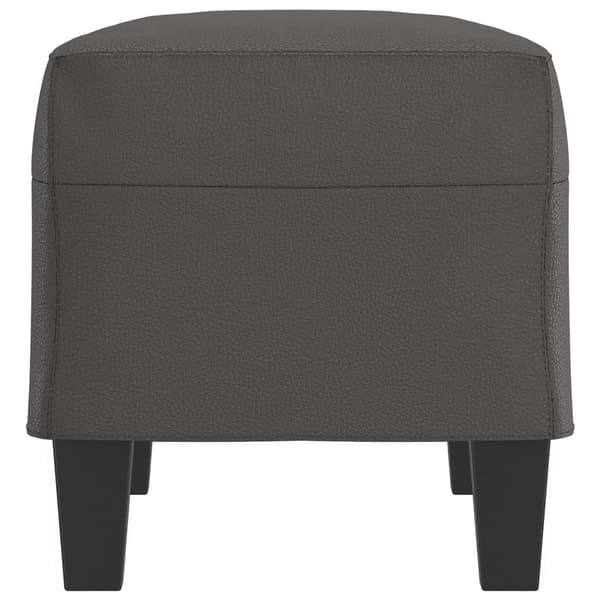 vidaXL Bänk grå 70x35x41 cm konstläder Grå
