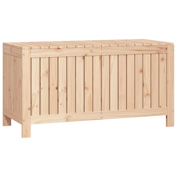 vidaXL Dynbox svart 115x49x60 cm massiv furu Brun