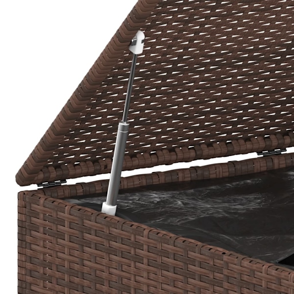 vidaXL Dynbox PE-rotting 145x100x103 cm brun Brun