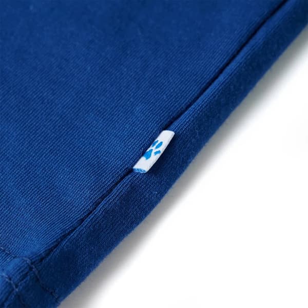vidaXL T-shirt för barn mörkblå 128 Blå