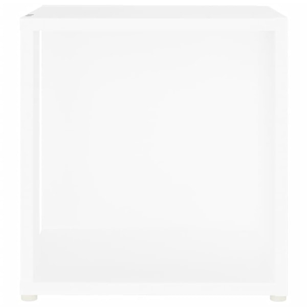 vidaXL Sidobord vit 33x33x34,5 cm konstruerat trä Vit