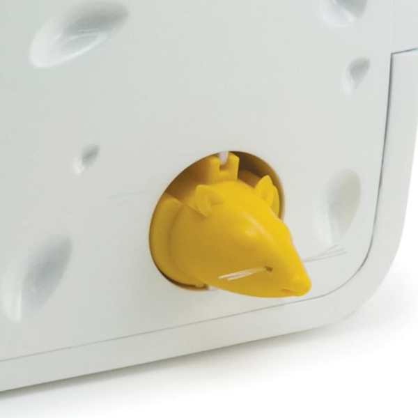 FroliCat Automatisk kattleksak Cheese Vit