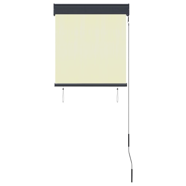 vidaXL Rullgardin utomhus 60x250 cm gräddvit Creme