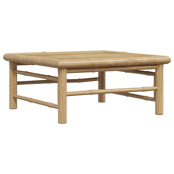vidaXL Trädgårdsbord 65x65x30 cm bambu Brun