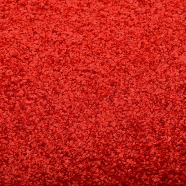 vidaXL Dörrmatta tvättbar röd 40x60 cm Röd