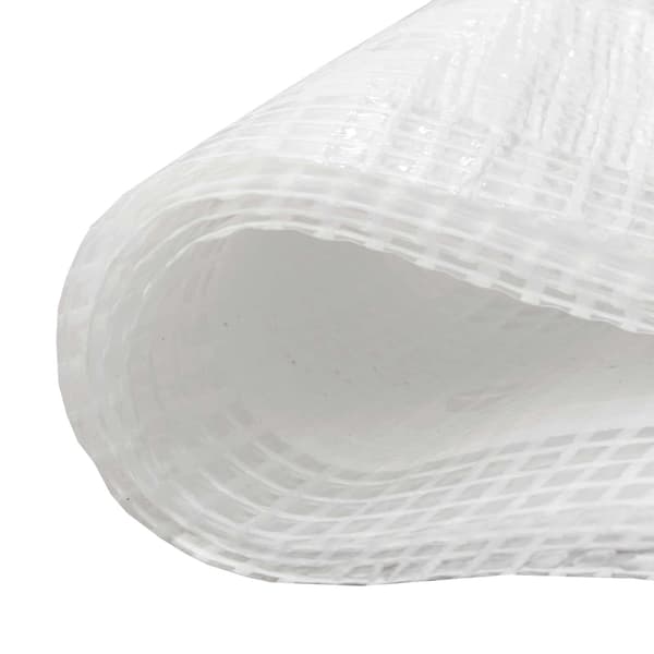 vidaXL Leno presenning 260 g/m² 2x6 m vit Vit