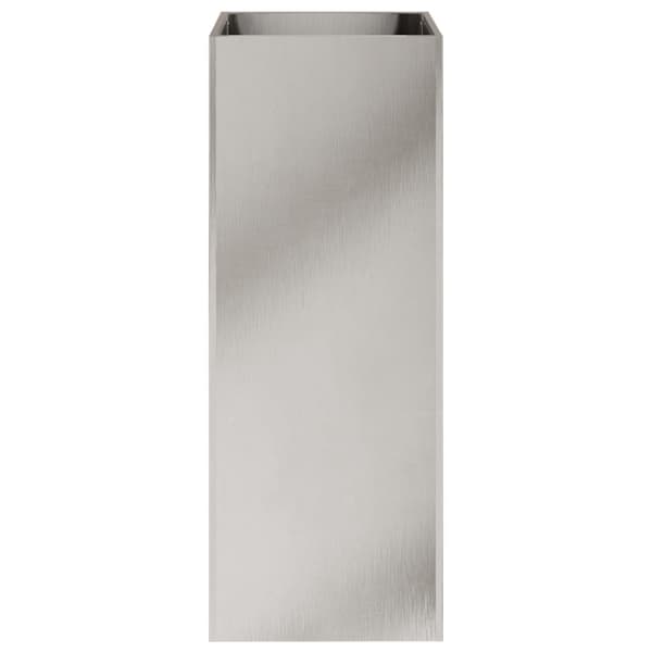 vidaXL Odlingslåda silver 32x29x75 cm rostfritt stål Silver