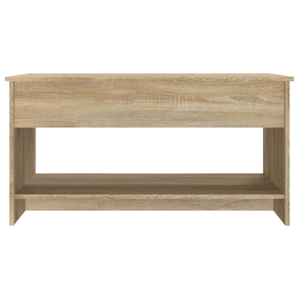 vidaXL Soffbord sonoma-ek 102x50x52,5 cm konstruerat trä Brun