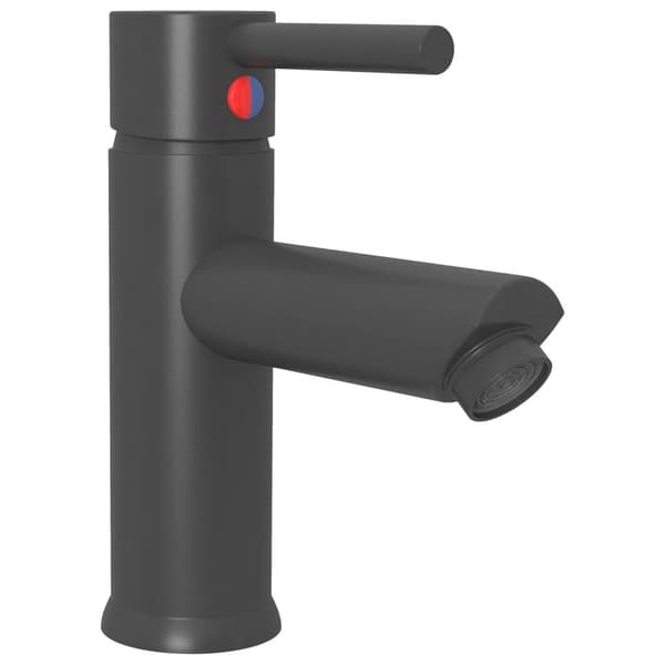 vidaXL Badrumsblandare grå 130x176 mm grå