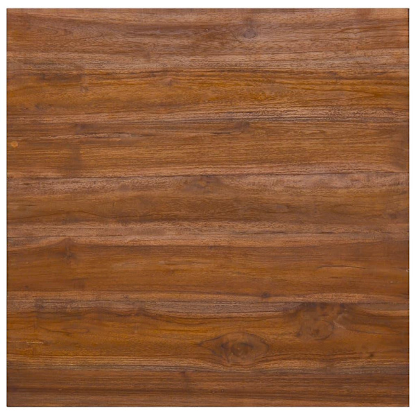 vidaXL Soffbord 68x68x33 cm massiv teak Brun