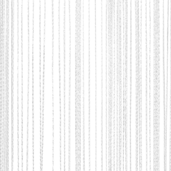 vidaXL Trådgardiner 2 st 140x250 cm vit Vit