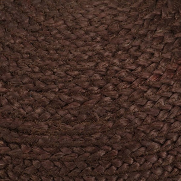 vidaXL Handgjord sittpuff brun 40x45 cm jute Brun
