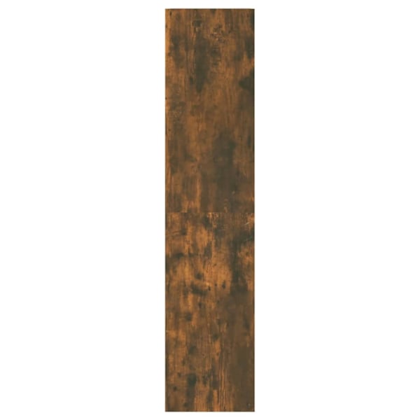 vidaXL Bokhylla/Rumsavdelare rökfärgad ek 40x30x135 cm Brun