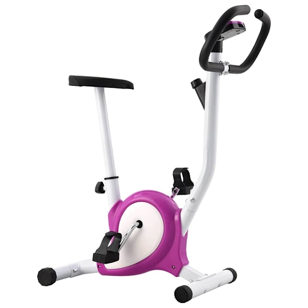 vidaXL Träningscykel remdrift lila Lila