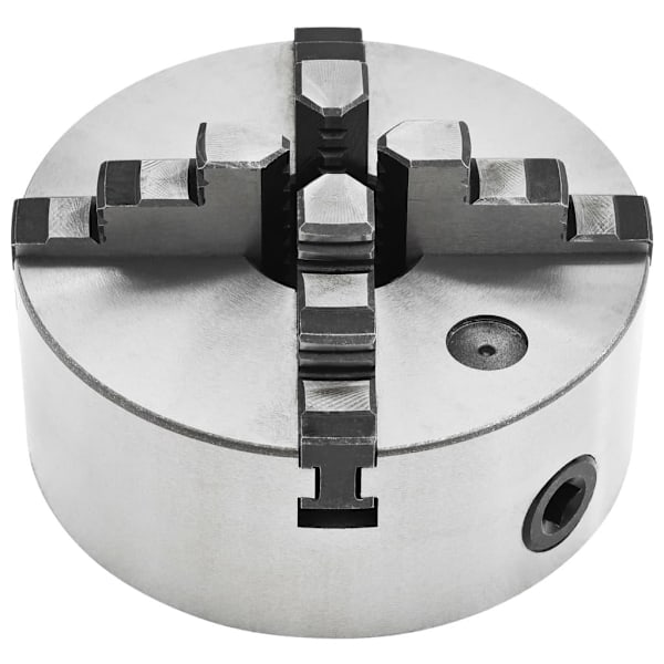 vidaXL 4-backs självjusterande svarvchuck 160 mm stål
