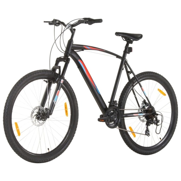 vidaXL Mountainbike 21 växlar 29-tums däck 53 cm ram svart Svart