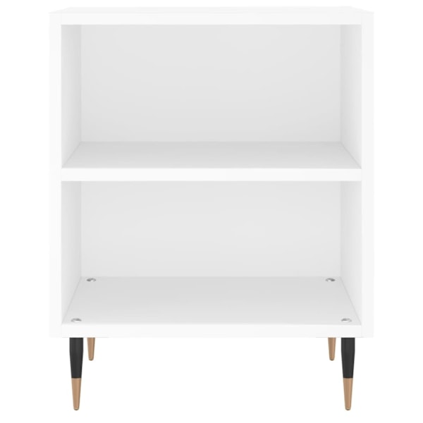 vidaXL Sängbord 2 st vit 40x30x50 cm konstruerat trä Vit