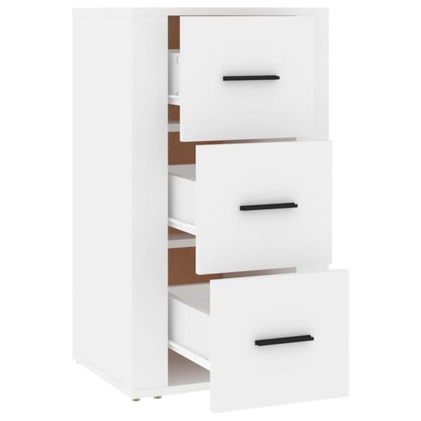 vidaXL Skåp vit 40x33x70 cm konstruerat trä Vit