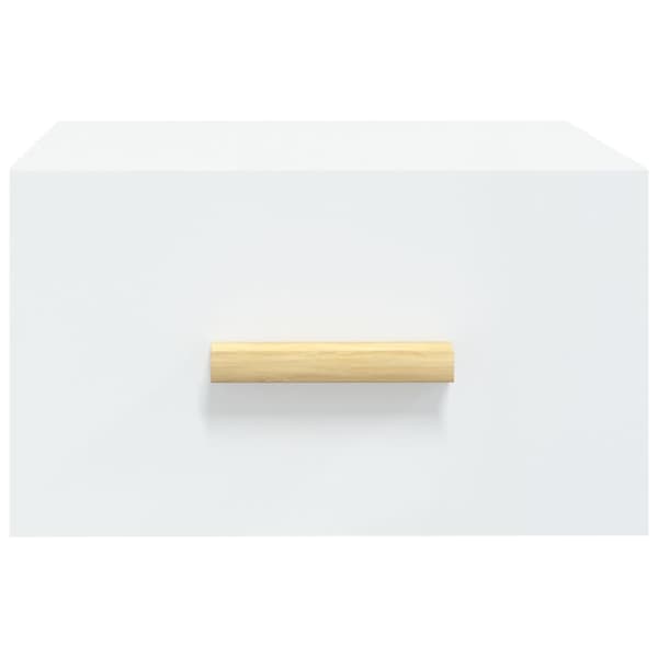 vidaXL Väggmonterade sängbord 2 st vit 35x35x20 cm Vit