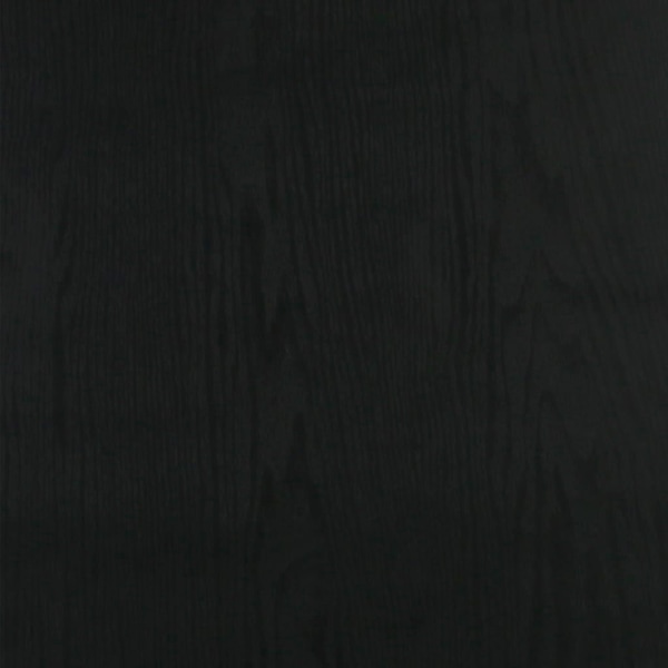 vidaXL Dekorplast mörkt trä 500x90 cm PVC Svart