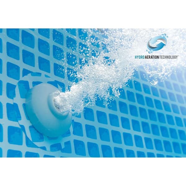 INTEX Pool med tillbehör Prism Frame Premium 366x76 cm Grå