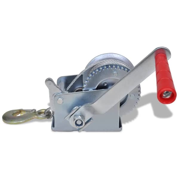 vidaXL Handvinsch 363 kg Silver