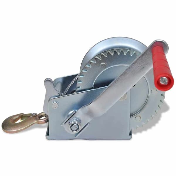 vidaXL Handvinsch 544 kg Silver