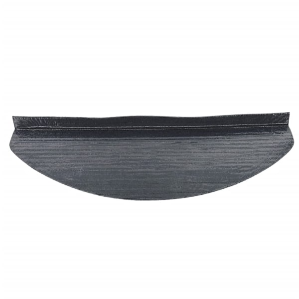 vidaXL Trappstegsmattor självhäftande 15 st 65x22,5x3,5 cm grå grå