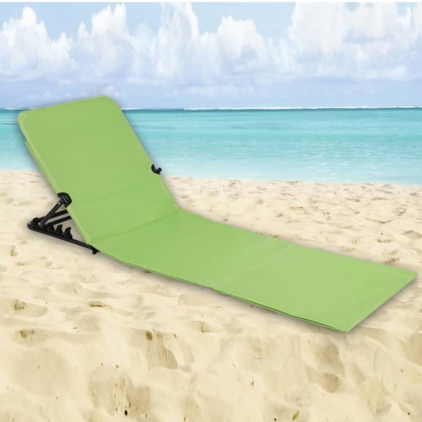 HI Hopfällbar strandmatta PVC grön Grön