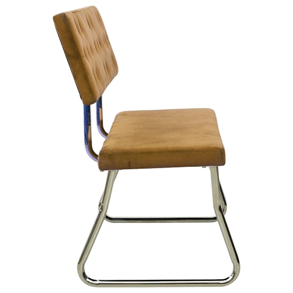 vidaXL Bänk 110 cm brun sammet Brun