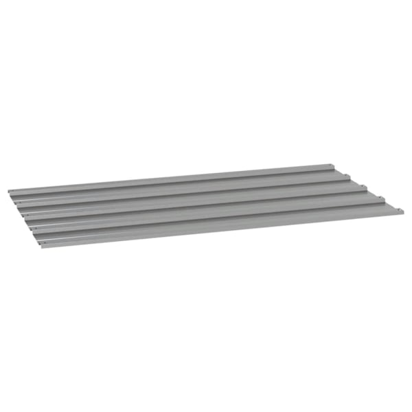 vidaXL Takplåt 12 st rostfärgad 80x44 cm rosttrögt stål Brun