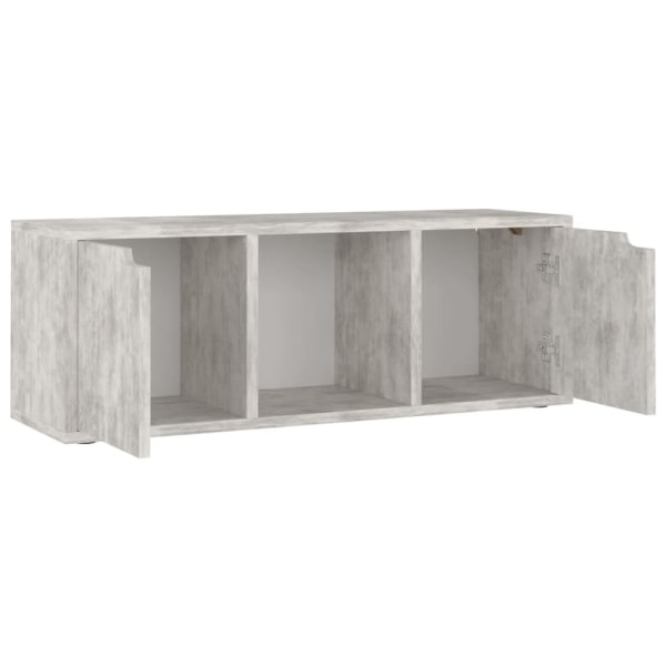 vidaXL TV-bänk betong 88,5x27,5x30,5 cm spånskiva grå