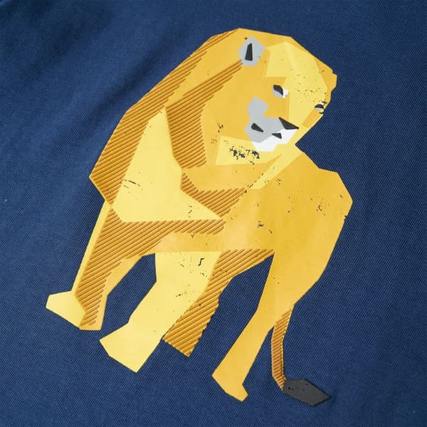 vidaXL T-shirt för barn mörkblå 128 Blå