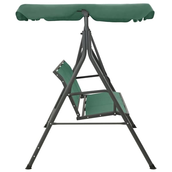 vidaXL Hammock grön 170 cm textilen & stål Grön