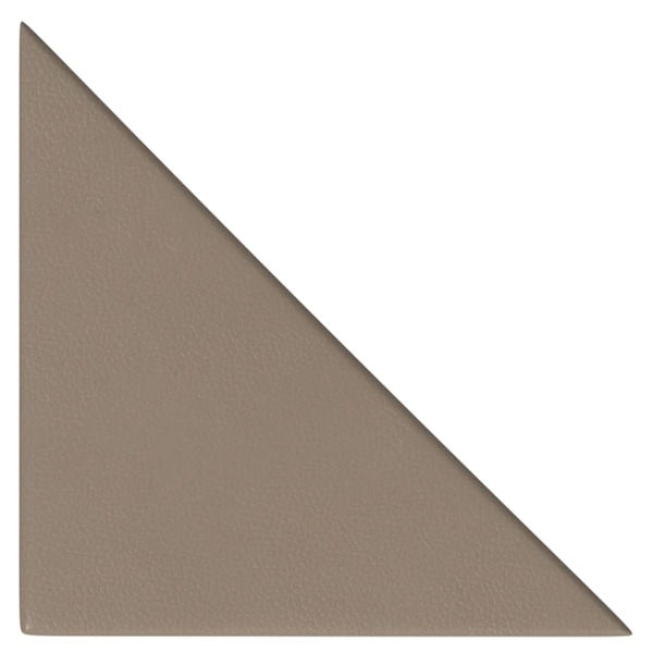 vidaXL Väggpaneler 12 st cappuccino 30x30 cm konstläder 0,54 m² Brun