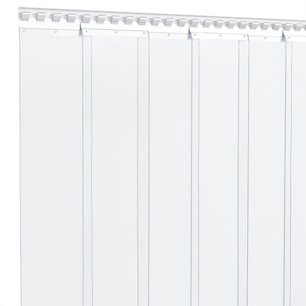 vidaXL Köldridå transparent 200x1,6 mm 10 m PVC Transparent