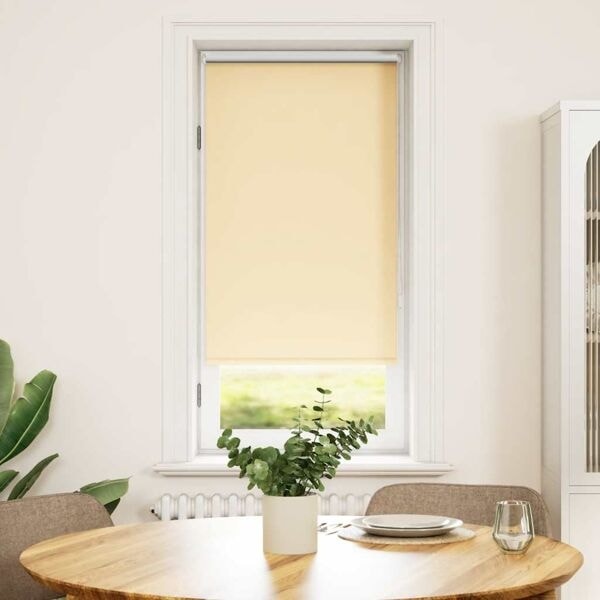 vidaXL Rullgardin mörkläggande 60x120 cm beige Beige