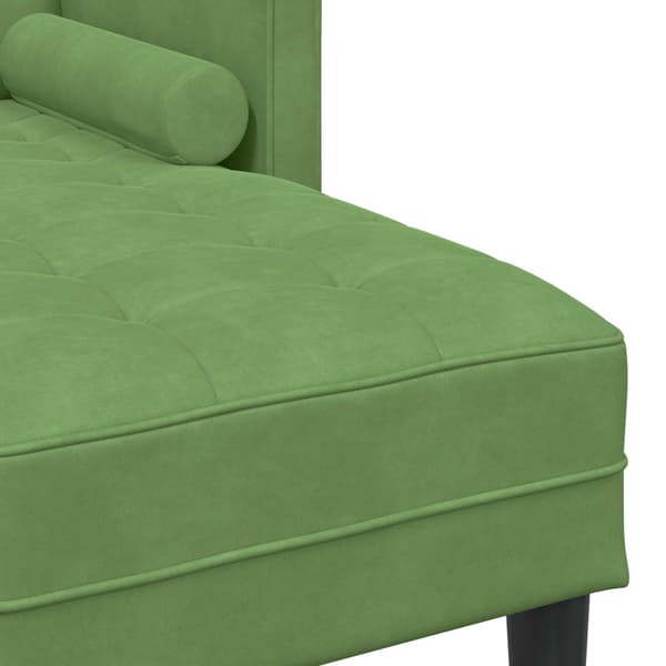vidaXL Soffset 2 st Ljusgrön Polyester Grön