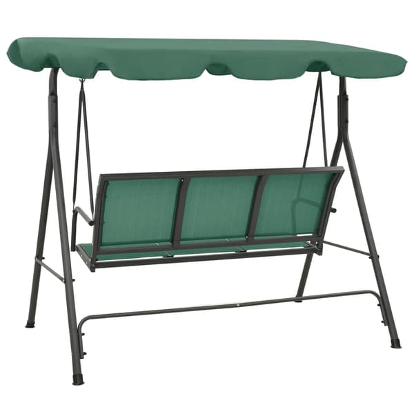 vidaXL Hammock grön 170 cm textilen & stål Grön