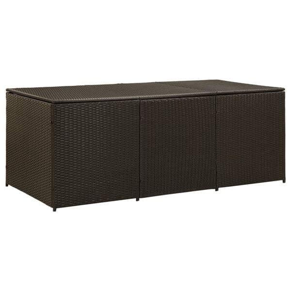 vidaXL Dynbox konstrotting 180x90x70 cm brun Brun