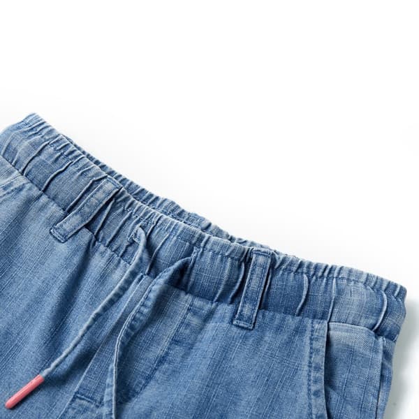 vidaXL Barnbyxor denimblå 92 Blå