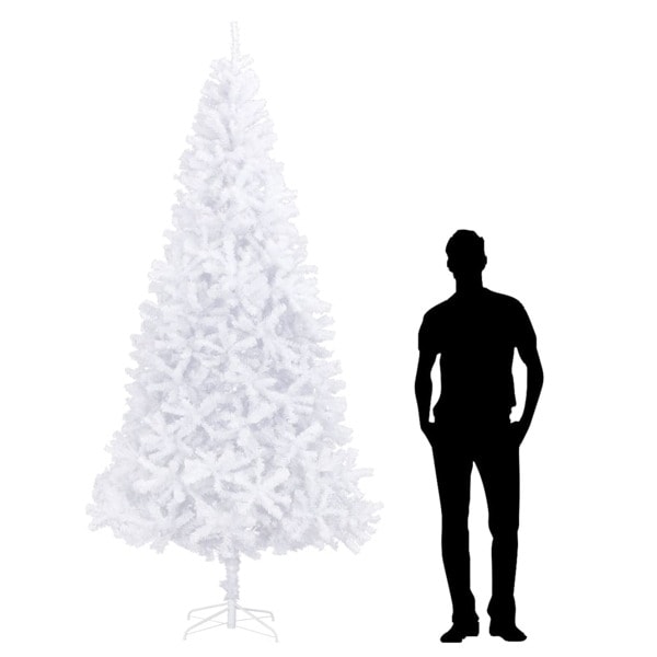 vidaXL Plastgran 300 cm vit Vit